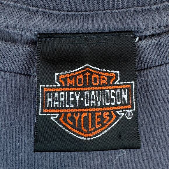 Harley Davidson Grey Graphic Richardson's Tasmania Australia Tee Size Medium - Picture 6 of 12